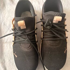 Puma Black and Beige Men's Sneakers